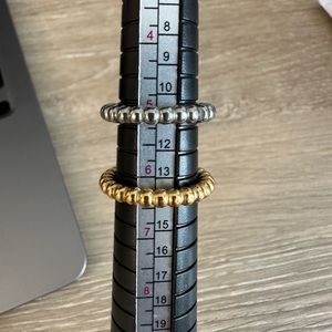 VCA style beaded ring